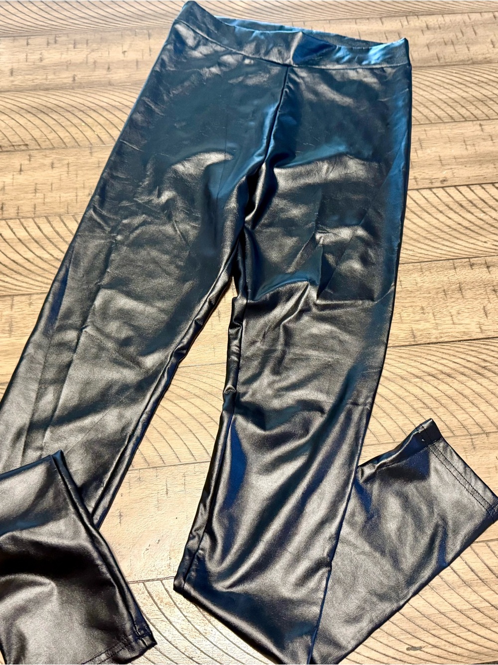 Lulu's Black Faux Leather Jeggings